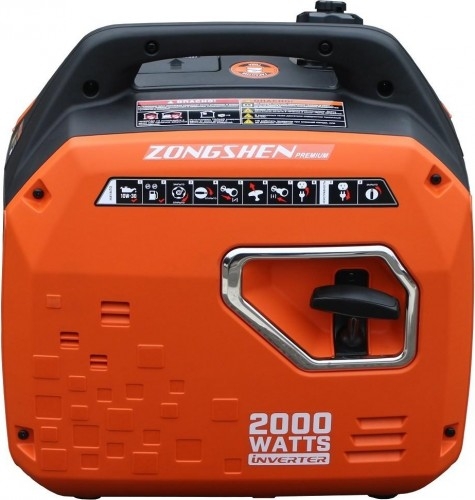 Генератор бензиновый ZONGSHEN BQH 2000 1T90DFQ20, 1.7 кВт, Оранжевый детальное изображение - 3