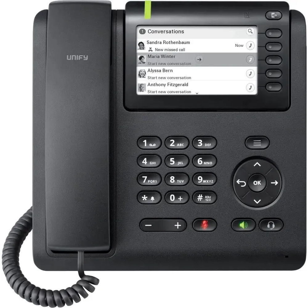 VoIP-телефон Unify OpenScape CP600E, Темно-серый детальное изображение - 2