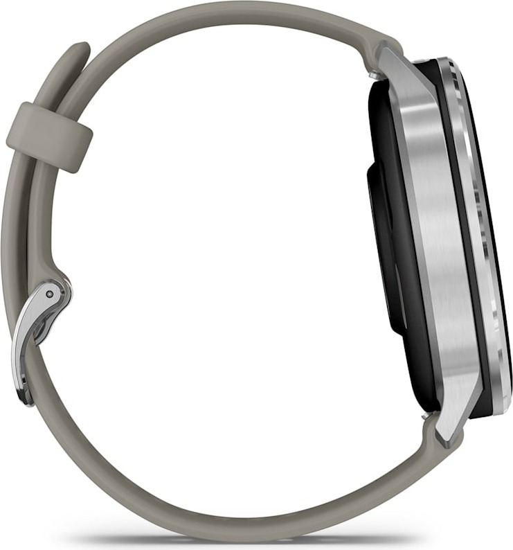 Смарт-часы Garmin Venu 4 45 мм, Серебряный с серым ремешком детальное изображение - 3