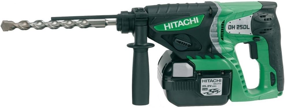 Аккумуляторный перфоратор Hitachi DH 25 DL, 2.8 Дж, 0-4500 уд/мин детальное изображение - 2