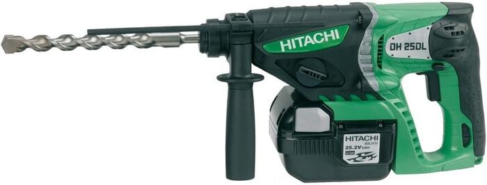Аккумуляторный перфоратор Hitachi DH 25 DL, 2.8 Дж, 0-4500 уд/мин №2