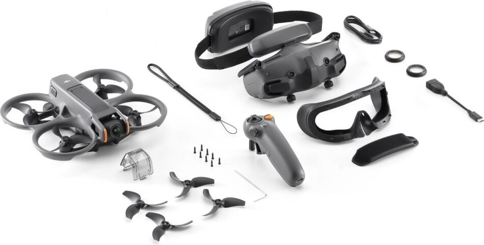 Квадрокоптер DJI Avata 2 Fly More Combo (1 батарея), Черный детальное изображение - 6