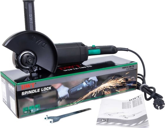 Угловая шлифовальная машина DWT WSP13-180 TQ, 180 мм, 8000 об/мин, 1300 Вт детальное изображение - 6