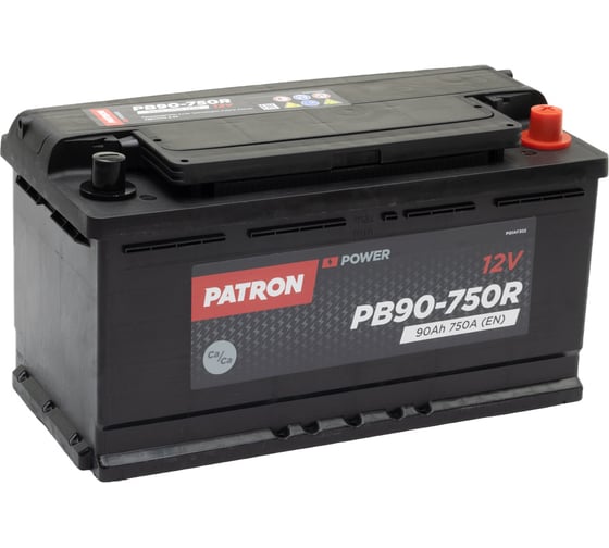 Аккумулятор PATRON POWER 12 В, Обратная полярность, PB90-750R, 100 А*ч детальное изображение - 1