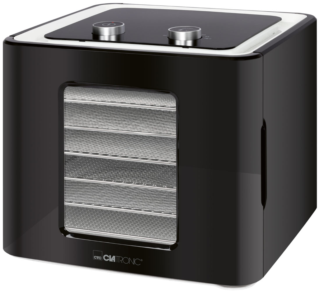 Сушилка для овощей и фруктов Clatronic DR 3773, 450 Вт, Черный детальное изображение - 1