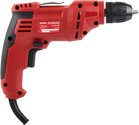 Дрель Elitech Д 0410РЭ (E2201.027.00) 204495, 400 Вт детальное изображение - 5