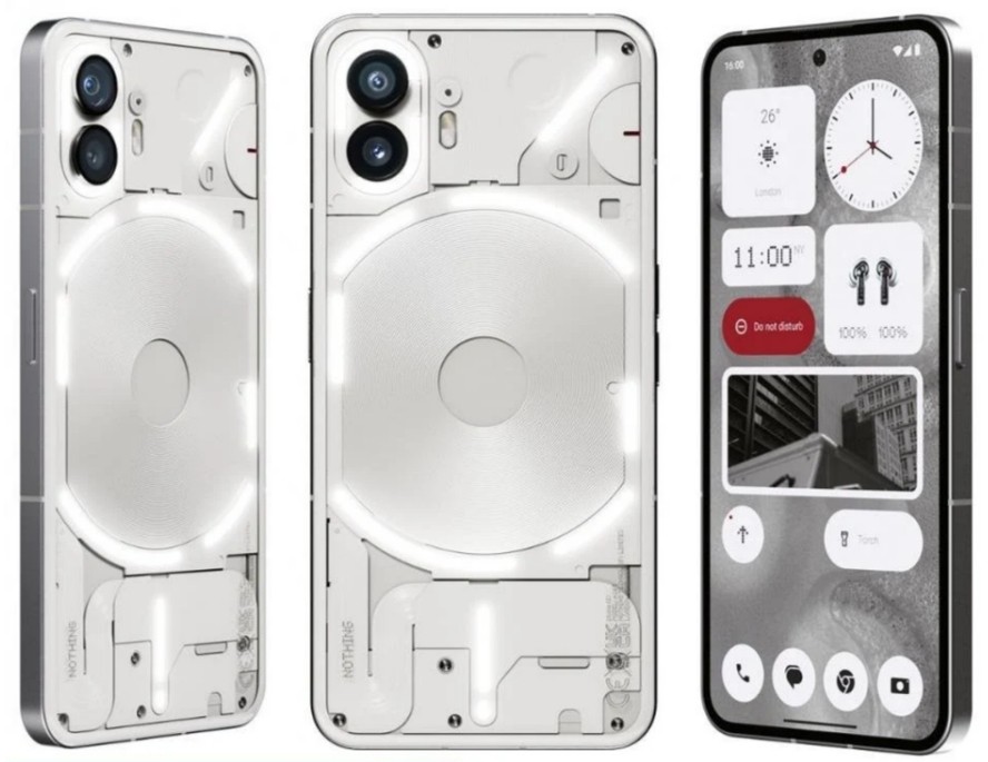 Смартфон Nothing Phone 2 256 Гб, Белый, Dual nano SIM детальное изображение - 3