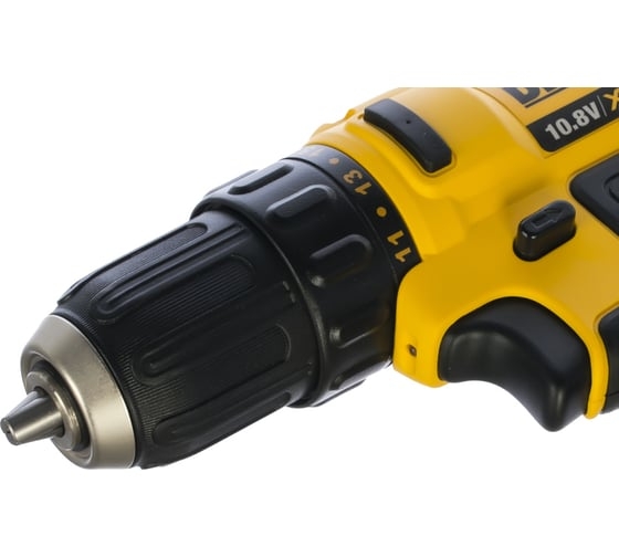 Аккумуляторная дрель-шуруповерт DeWALT DCD710C2, 10.8 В, 24 Нм, 1.3 А·ч детальное изображение - 3