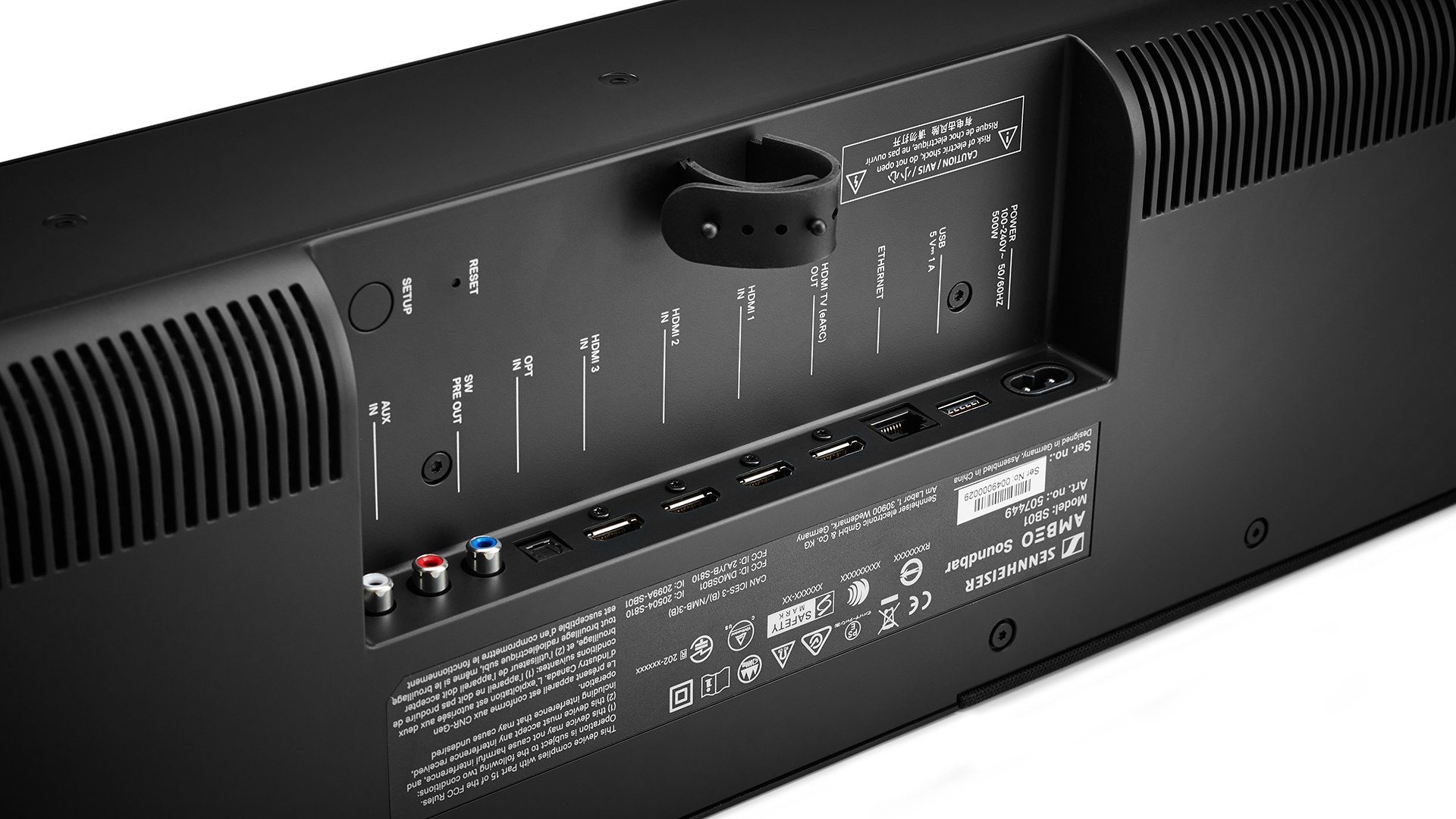 Саундбар Sennheiser AMBEO Soundbar, Черный детальное изображение - 3