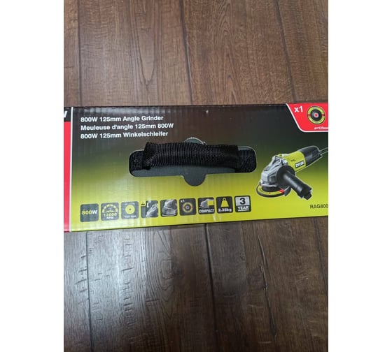 Угловая шлифмашина Ryobi RAG800-125S 5133002493, 125 мм, 12000 об/мин, 800 Вт детальное изображение - 11