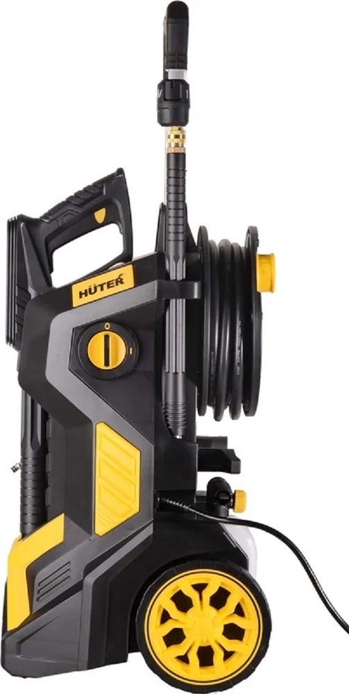 Автомойка HUTER W240i K7 SMART Professional, 3.3 кВт, 240 бар, Черный/Желтый №3