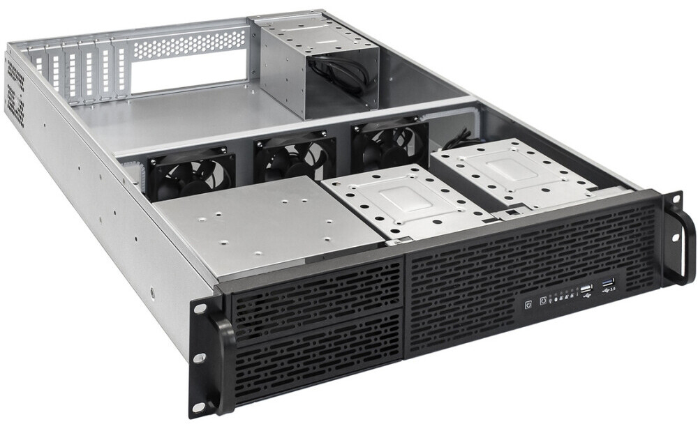 Серверный корпус ExeGate Pro 2U650-06/2U2098L/2U-500ADS, 500 Вт, Черный детальное изображение - 5