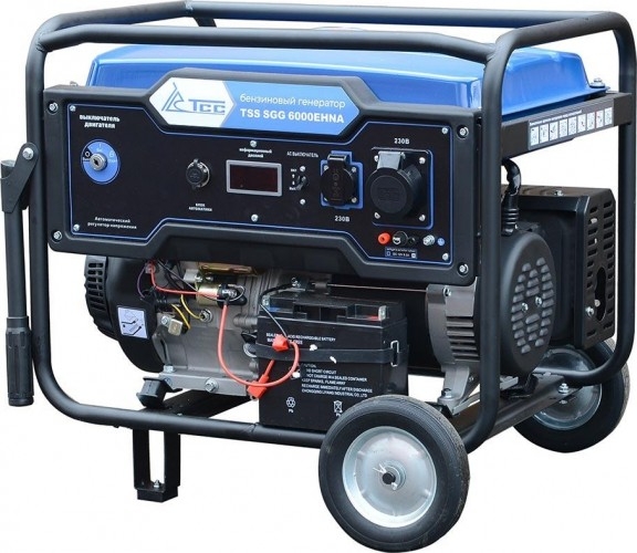 Генератор бензиновый ТСС SGG 6000EHNA 160010, 6 кВт, Синий детальное изображение - 1