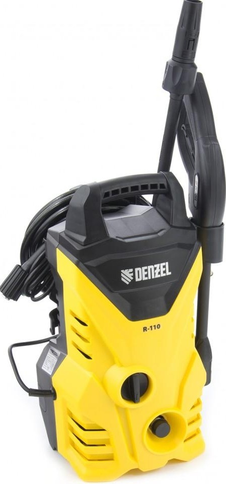 Мойка высокого давления Denzel R-110, 1.5 кВт, 75 бар, Желтый/Черный детальное изображение - 1