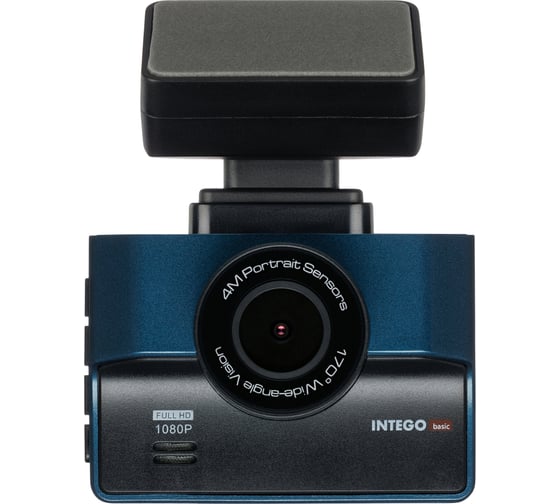 Видеорегистратор INTEGO Basic VX-850FHD-DB, 1920x1080 Full HD dpi, MicroSD, 32 ГБ, Синий детальное изображение - 4