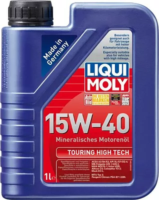 Моторное масло Liqui Moly Touring High Tech 15W-40, 1095/8905, 1 л  детальное изображение - 1