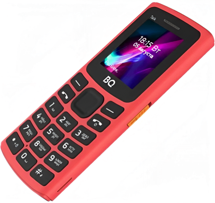 Мобильный телефон BQ 1862 Talk, 64 Мб, Красный, Mini SIM + Nano SIM №2