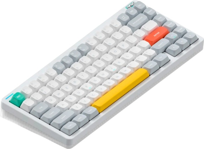 Клавиатура NuPhy Halo 75 V2 Wireless, Silent Red Switch RGB, Белый №2