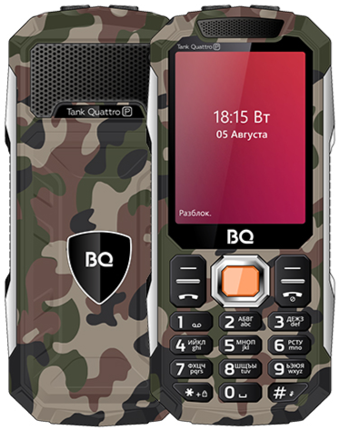 Мобильный телефон BQ 2817 Tank Quattro Power, 32 Мб, Синий, Micro-SIM детальное изображение - 2