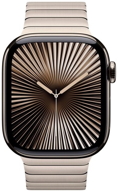 Умные часы Apple Watch Series 10 42 мм, Natural Titanium Case with Natural Link Bracelet детальное изображение - 2