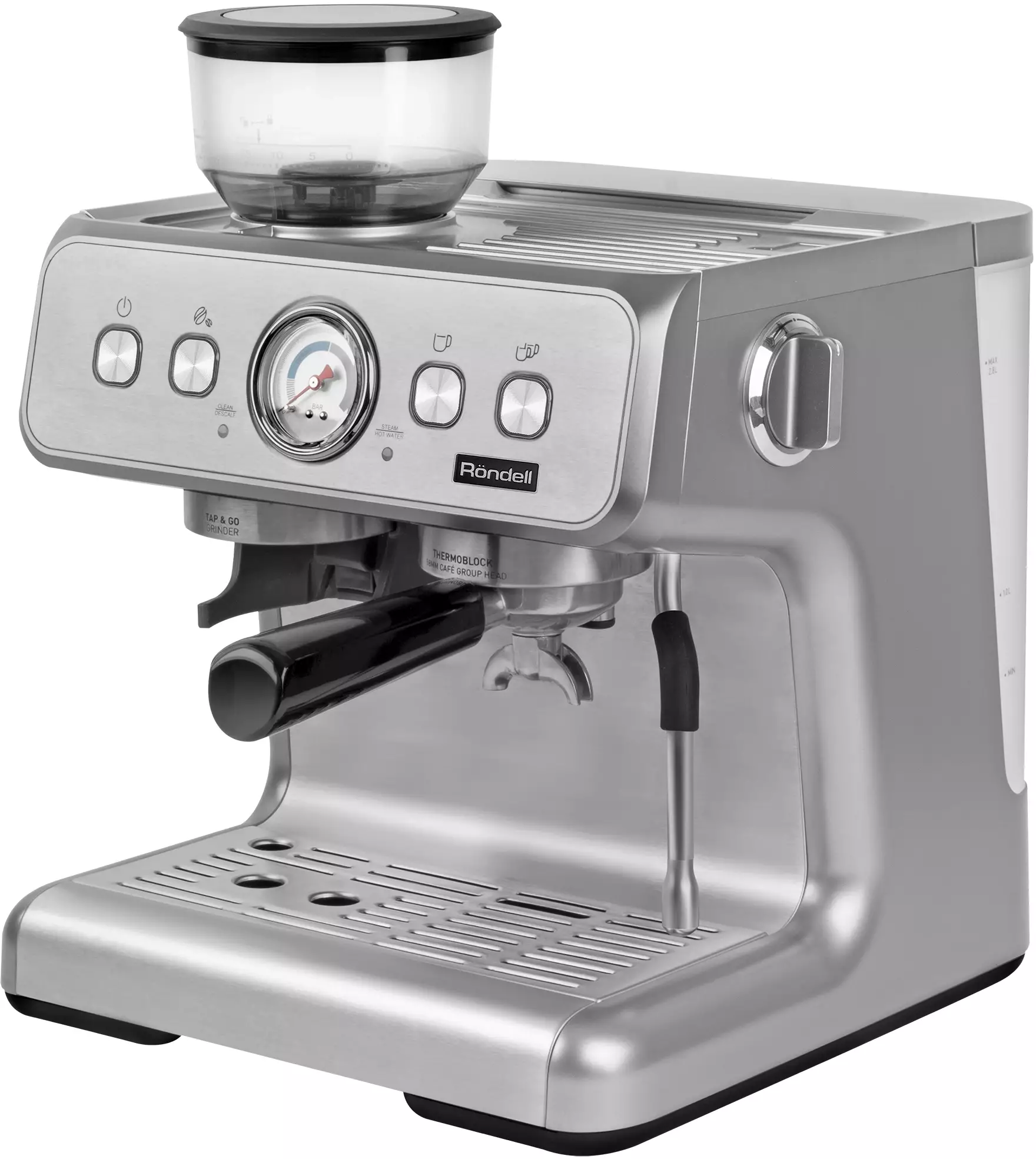 Кофемашина Rondell RDE-1105, Серебряный детальное изображение - 2