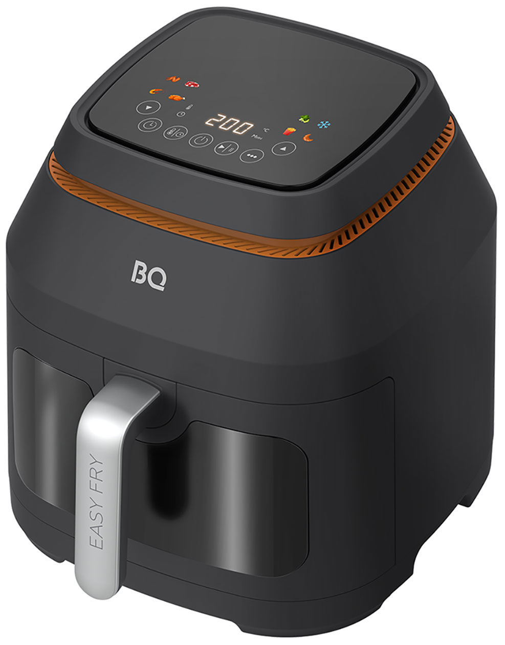 Аэрогриль BQ AF6011S, 6 л, 1700 Вт, Серый детальное изображение - 2