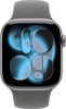 Умные часы Apple Watch Series 11 42 мм, Space Gray Aluminium Case with Stone Gray Sport Band, GPS, Каменно-серый вариант - 2