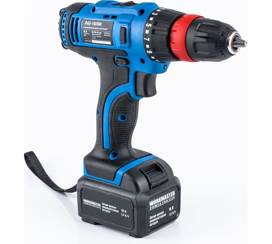 Аккумуляторная дрель-шуруповерт WorkMaster АШ-18ЛМ, 18 В, 28 Нм, 1,5 А·ч детальное изображение - 3