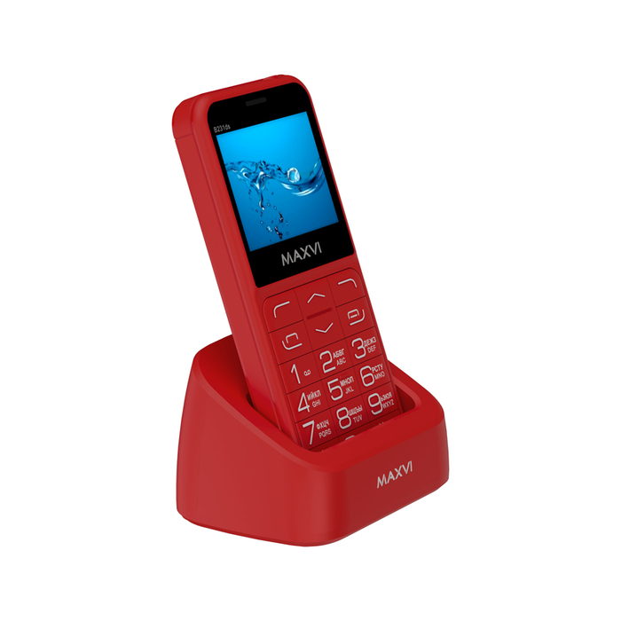 Мобильный телефон MAXVI B231ds, 32 Мб, Красный, Dual mini-SIM №4
