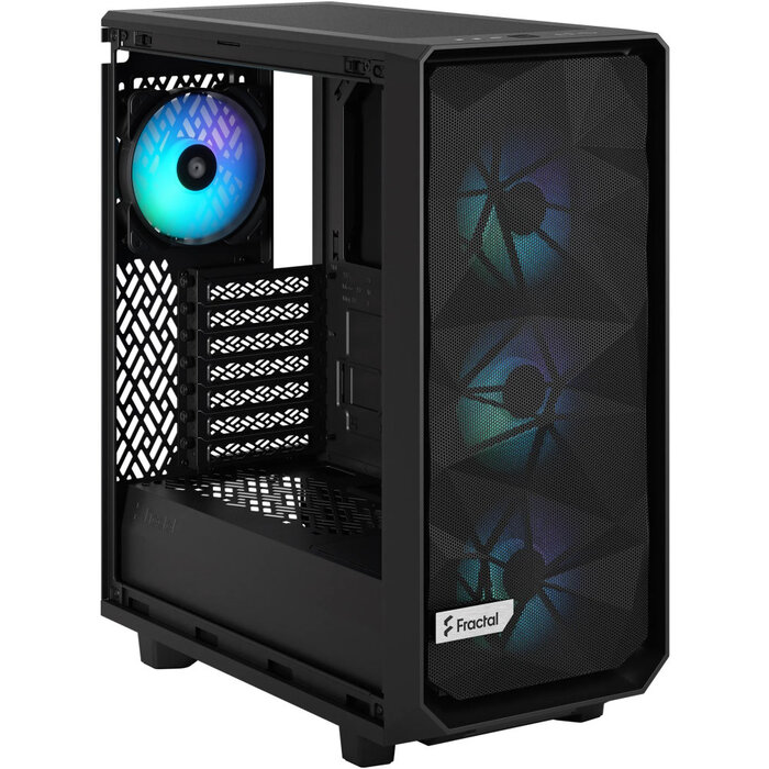 Корпус Fractal Design Meshify 2 Compact RGB TG Light Tint, Черный №5
