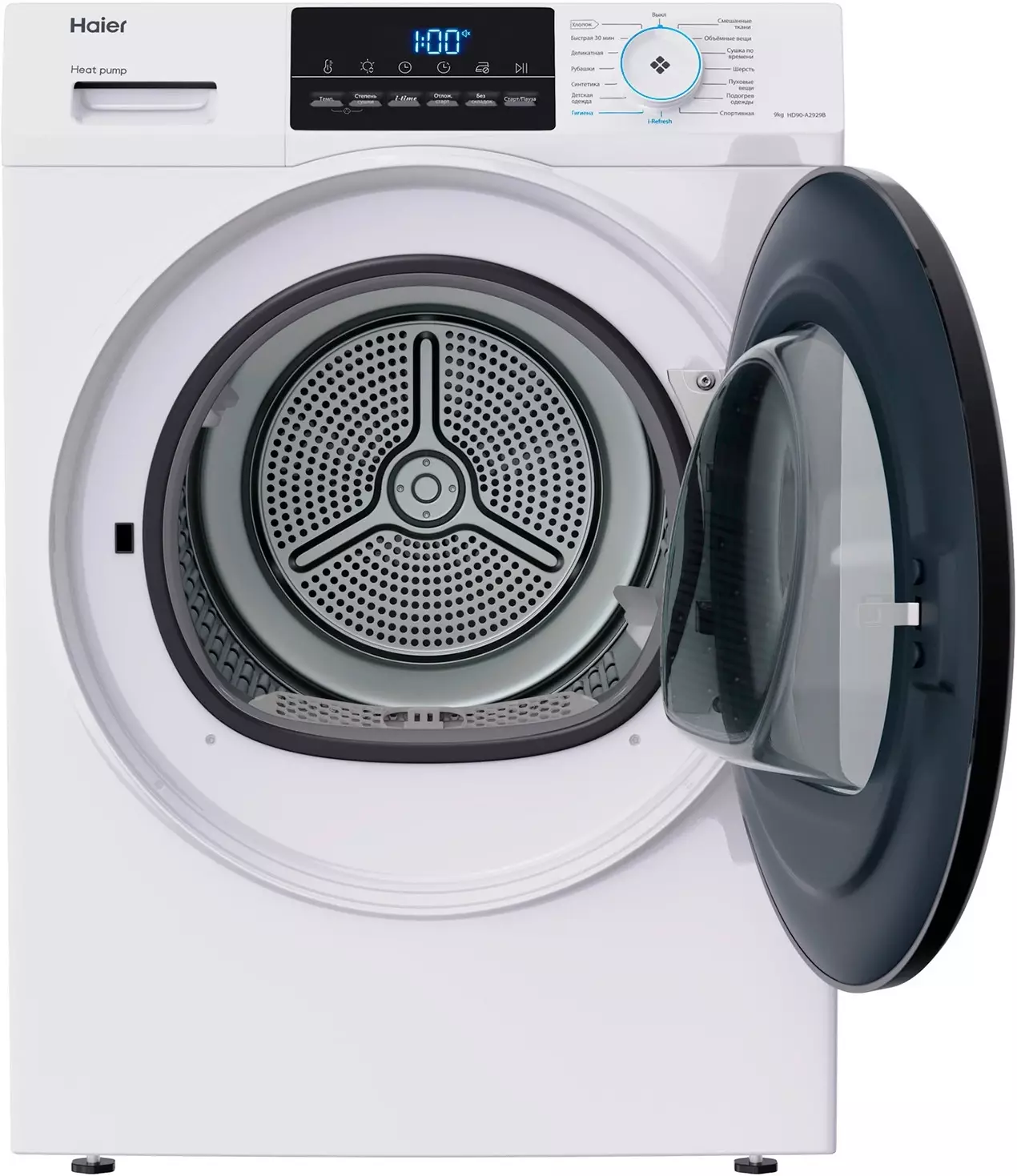 Сушильная машина Haier HD90-A2929B, CF067KE05RU, Белый детальное изображение - 2