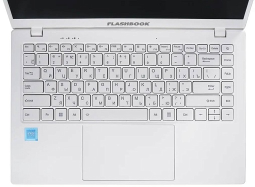 Ноутбук FlashBook 14.2" (Intel Processor N150, Intel UHD Graphics Xe) RAM 12 ГБ, SSD 512 ГБ, Windows 11 Home, белый детальное изображение - 6