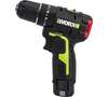 Дрель-шуруповерт WORX Professional аккумуляторный ударный бесщеточный, ЗУ, в кейсе WU131X, 12 В, 40 Нм, 2 А·ч вариант - 1