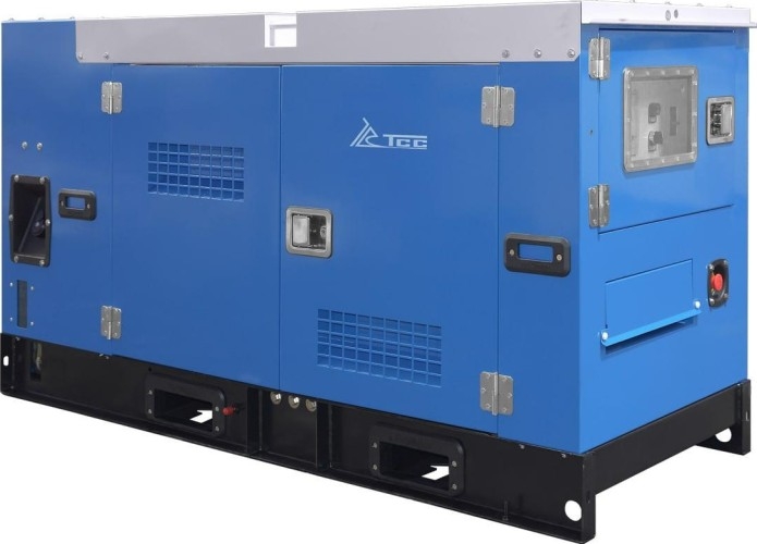 Генератор дизельный ТСС АД-16С-Т400-1РКМ19 (TTD 22TS ST) 047712, в кожухе, 16 кВт, Синий детальное изображение - 1