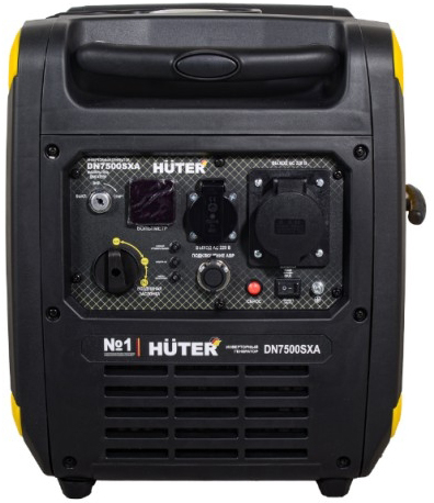 Генератор бензиновый HUTER DN7500SXA 64/10/10, 5.5 кВт, Желтый детальное изображение - 2