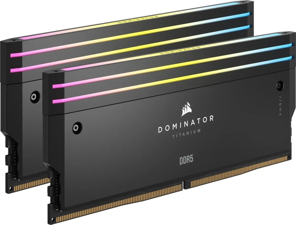 Оперативная память Corsair Dominator Titanium RGB DDR5 6600MHz, CMP96GX5M2B6600C32, 2x48 Гб KIT, 96 Гб детальное изображение - 2