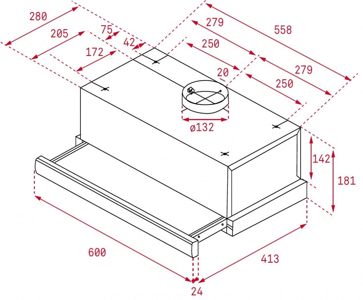 Вытяжка Teka TL 6310, Белый детальное изображение - 2
