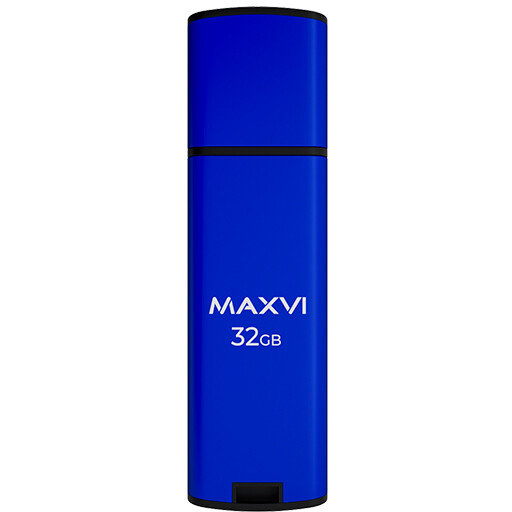 USB Flash накопитель MAXVI MP2 32 ГБ, синий детальное изображение - 3