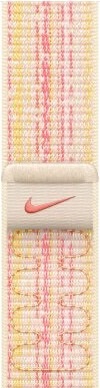 Умные часы Apple Watch Series 9 Midnight Aluminum Case GPS + Cellular with Nike Sport Band Starlight/Pink, 41 mm, Звездный/Розовый детальное изображение - 3