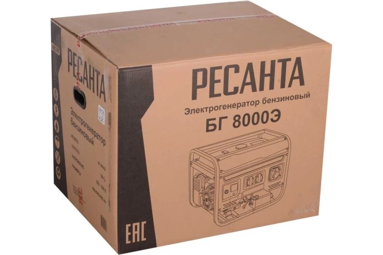 Генератор бензиновый Ресанта БГ 8000 Э 64/1/48, 6.5 кВт, Серый детальное изображение - 6