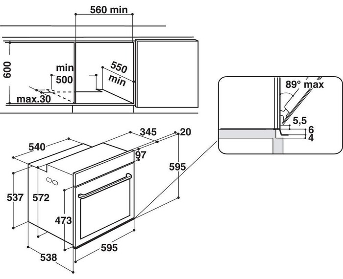 Духовой шкаф Whirlpool OAKZ9 7921 CS WH  №2