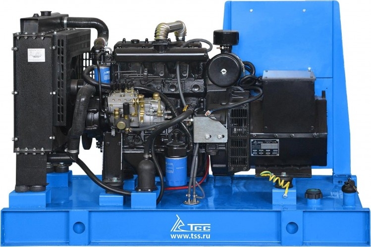 Генератор дизельный ТСС АД-16С-Т400-1РМ19 (TTD 22TS) 031090, открытый, 16 кВт, Синий детальное изображение - 2