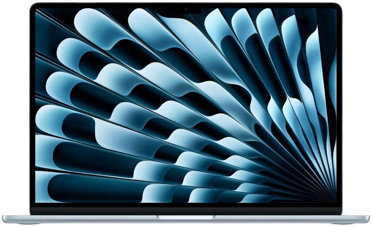 Ноутбук Apple MacBook Air 15 2026 на M5, RAM 24 ГБ, Sky Blue, SSD 1 ТБ, Apple graphics 10-core детальное изображение - 1