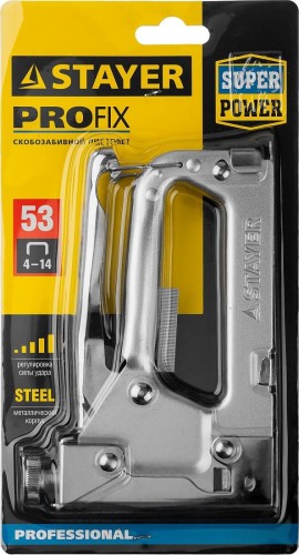 Скобозабиватель ручной STAYER Pro 53 степлер для тип 53 (4-14 мм), professional 3150_z01 детальное изображение - 6