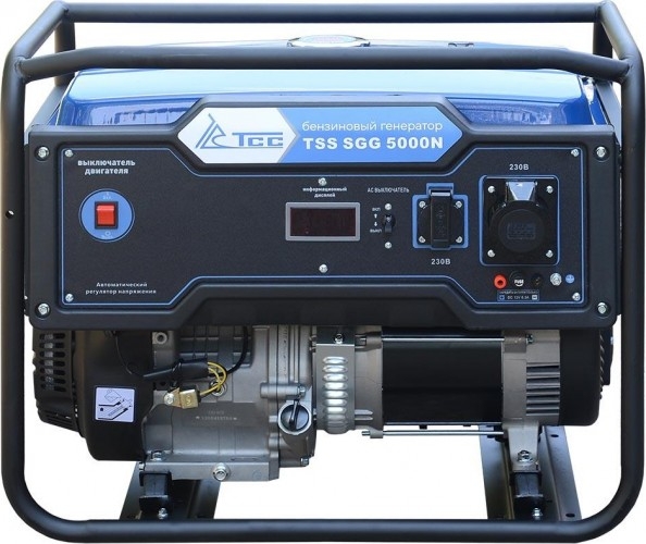 Генератор бензиновый ТСС SGG 5000N 060007, 5 кВт, Синий детальное изображение - 2