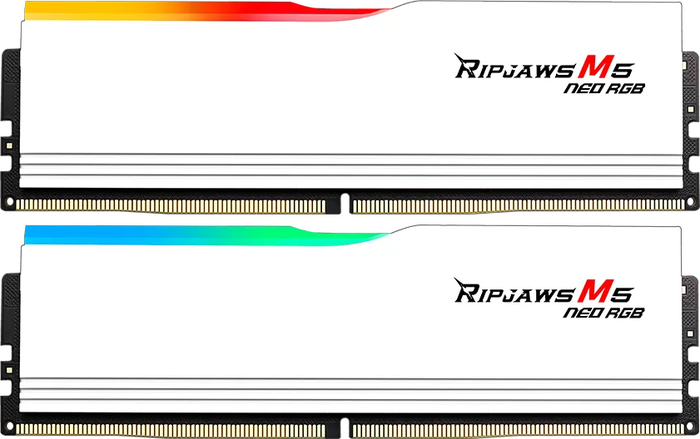 Оперативная память G.Skill Ripjaws M5 Neo White RGB DDR5 6000MHz, F5-6000J3636F16GX2-RM5NRW, 2x16 Гб KIT, 32 Гб №1
