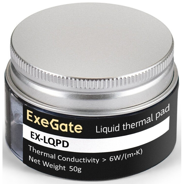Жидкая термопрокладка ExeGate EX-LQPD, 50 г детальное изображение - 1