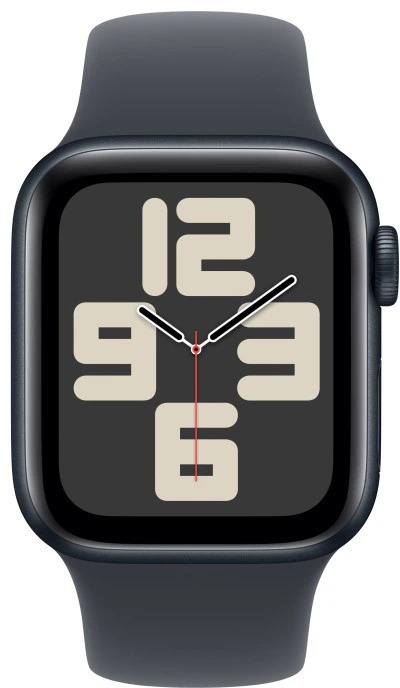 Умные часы Apple Watch Series SE 2024 40 мм, Midnight Aluminium Case, Midnight Sport Band (M/L) детальное изображение - 2