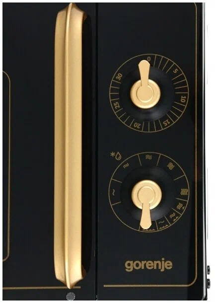 Микроволновая печь Gorenje Classico MO 4250 CLB, Черный детальное изображение - 5