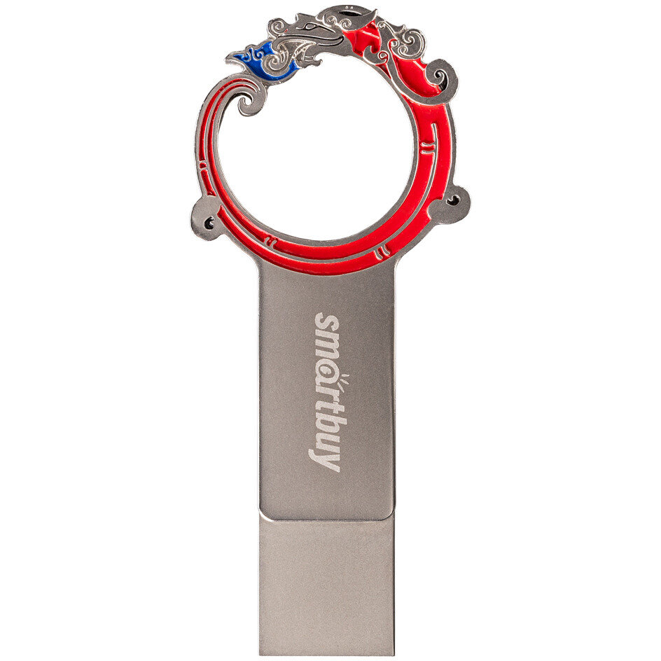 USB Flash накопитель SmartBuy Metal Snake (SB128 ГБ3MSN) 128 ГБ, красный детальное изображение - 4